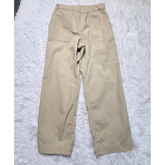 GAP Khaki Pull On Casual Cuff Ankle Jogger Pants Size Medium 30x26 - Picture 1 of 11